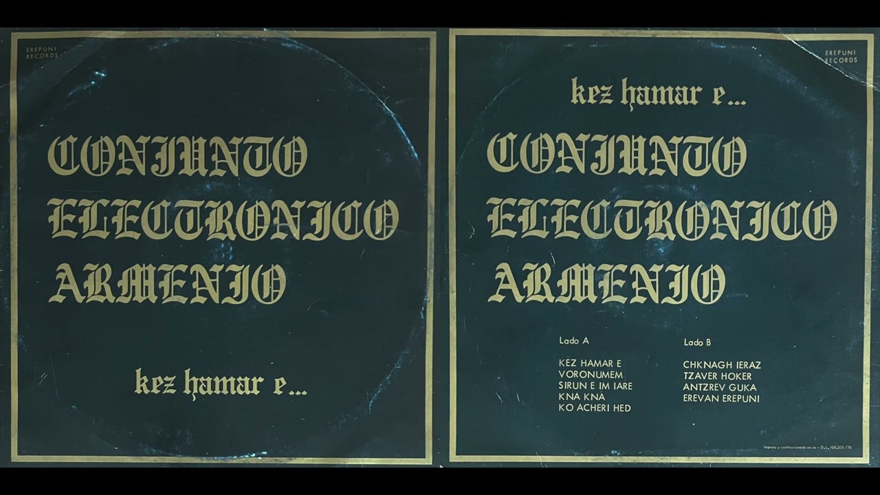 Conjunto Electrónico Armenio - Antzrev Guka (