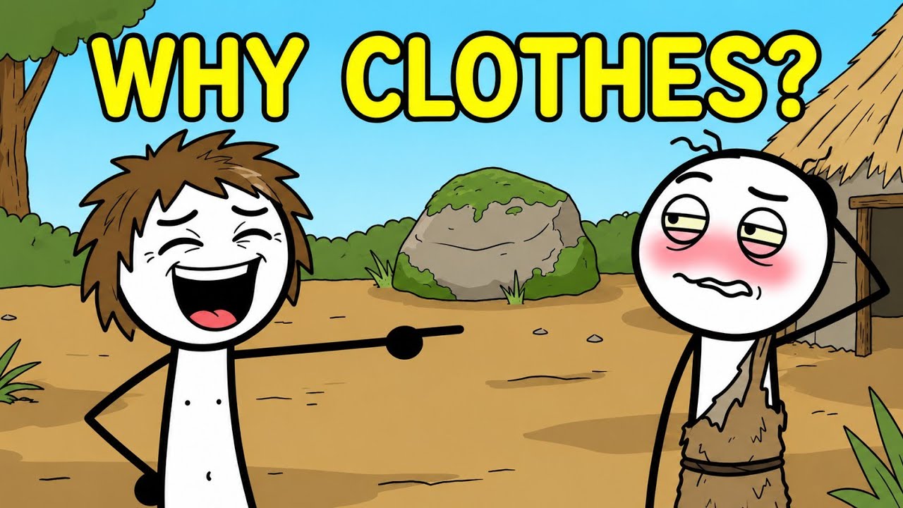Why Did Ancient Humans Start Wearing Clothes👕?