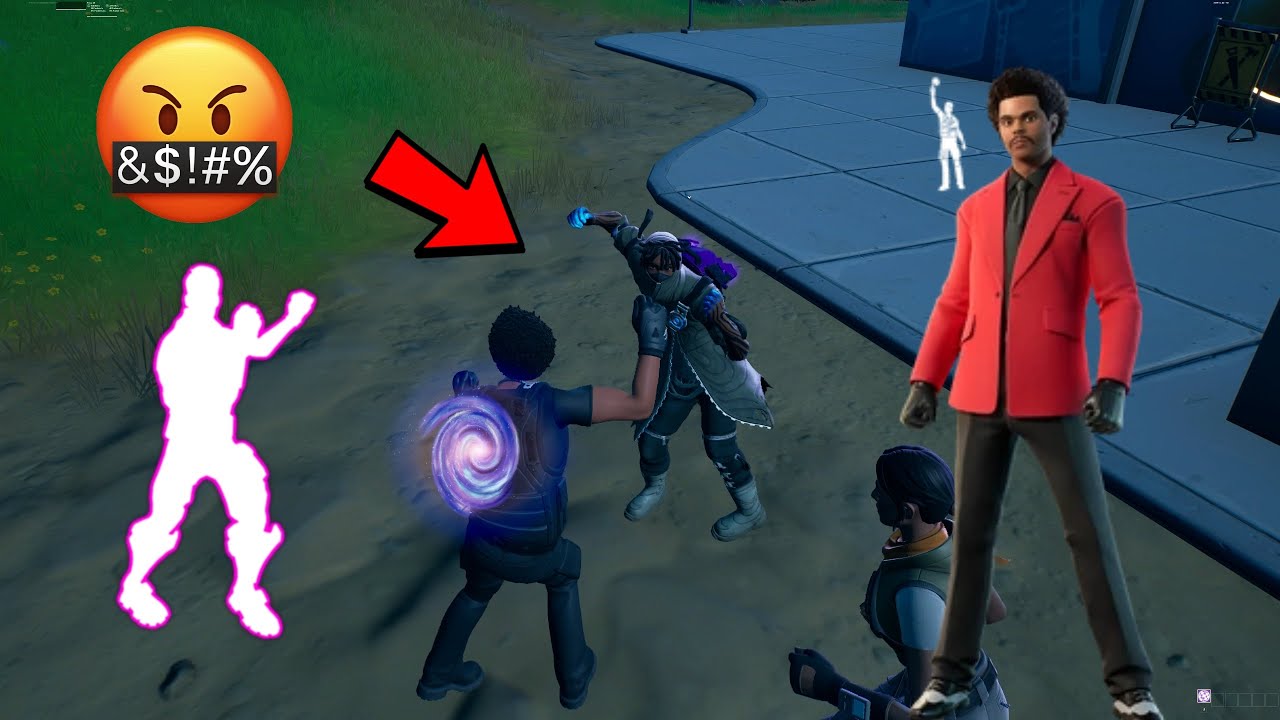 Toxic Players Reacts To *NEW* TheWeeknd Skin in Fortnite