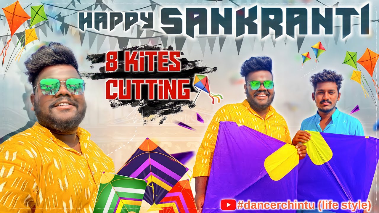 FLYING KITES🪁On MAKARA SANKRANTHI 🎑| KITES FLYING VLOG 2022| HYDERABAD |JILLELGUDA| #dancerchintu