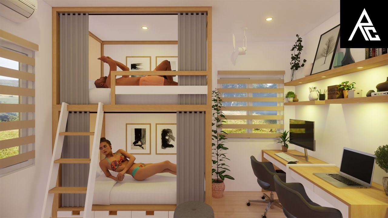 Brilliant Bunk Bed Idea for Small Rooms