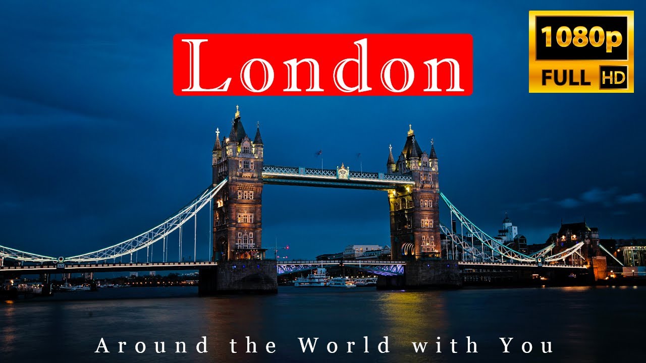 London Cinematic Scenic Relaxation Film with Ambient Music | Best Places to Visit England