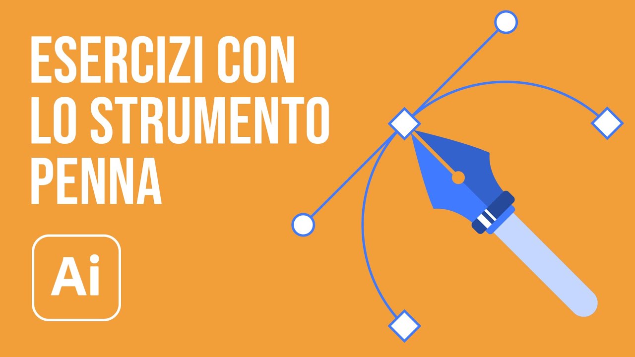 Strumento Penna di Illustrator: 9 esercizi per imparare a disegnare