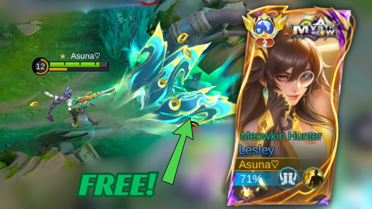 Finally!! Mystic Meow Free Skin Lesley 