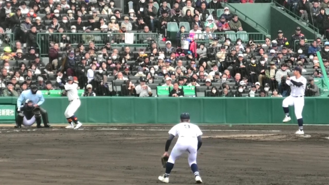 2026 選抜　ドラフト候補 沖縄尚学 末吉 3回 5K  MAX145！　vs 帝京戦#ドラフト#末吉