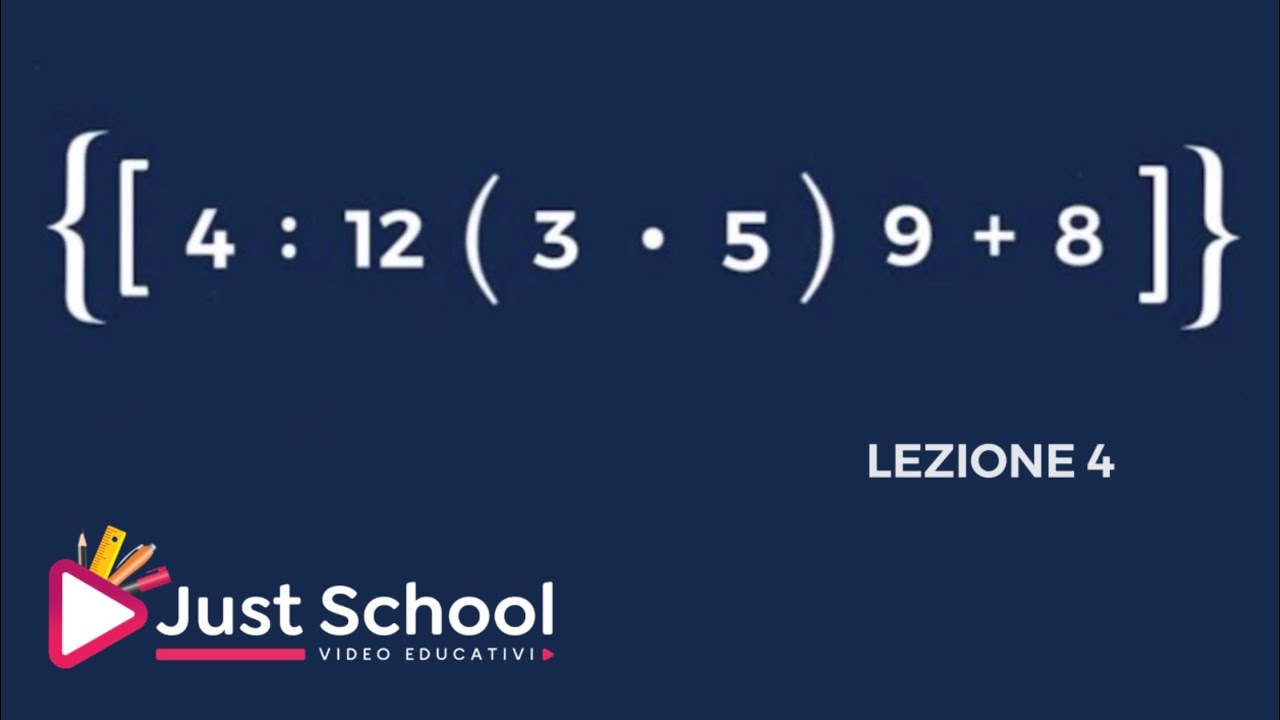Espressioni algebriche (lezione 4)