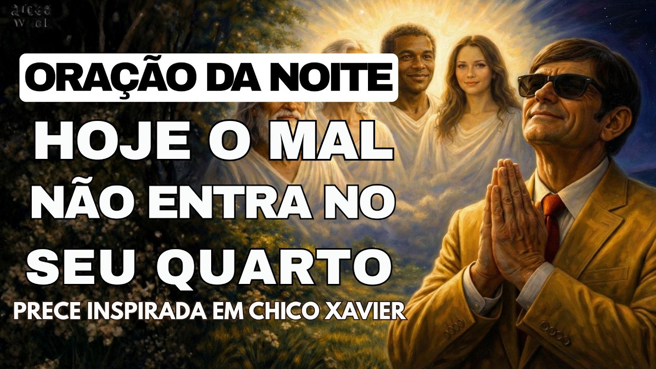 🛡️ Sente Medo ao Apagar a Luz? A Prece de Chico Xavier para Blindar seu Quarto Contra o Mal