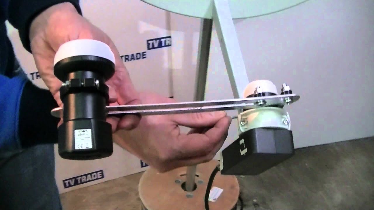 Twin LNB Holder for Saorsat & Freesat Channels