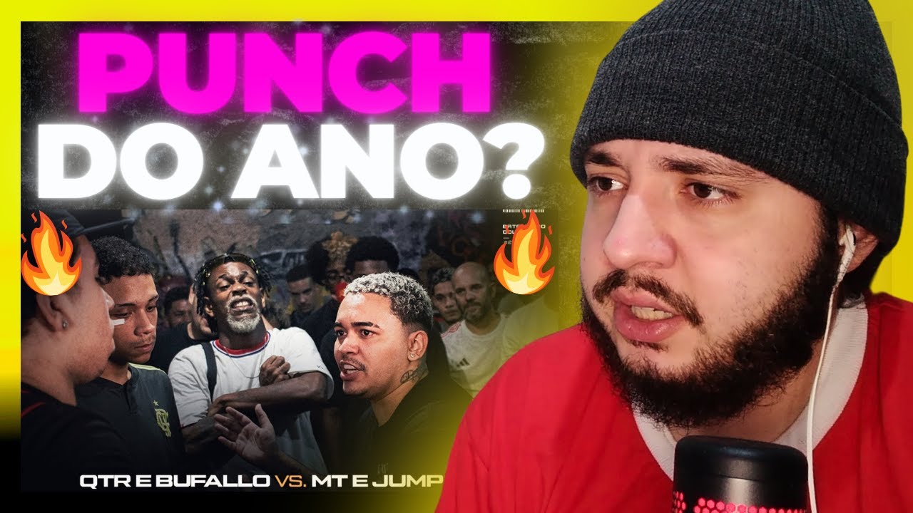 (A PUNCH DO ANO 🔥🔥) QTR E BUFALLO X MT E JUMP - SEMI FINAL - BATALHA DO COLISEU | REACT BAUEB
