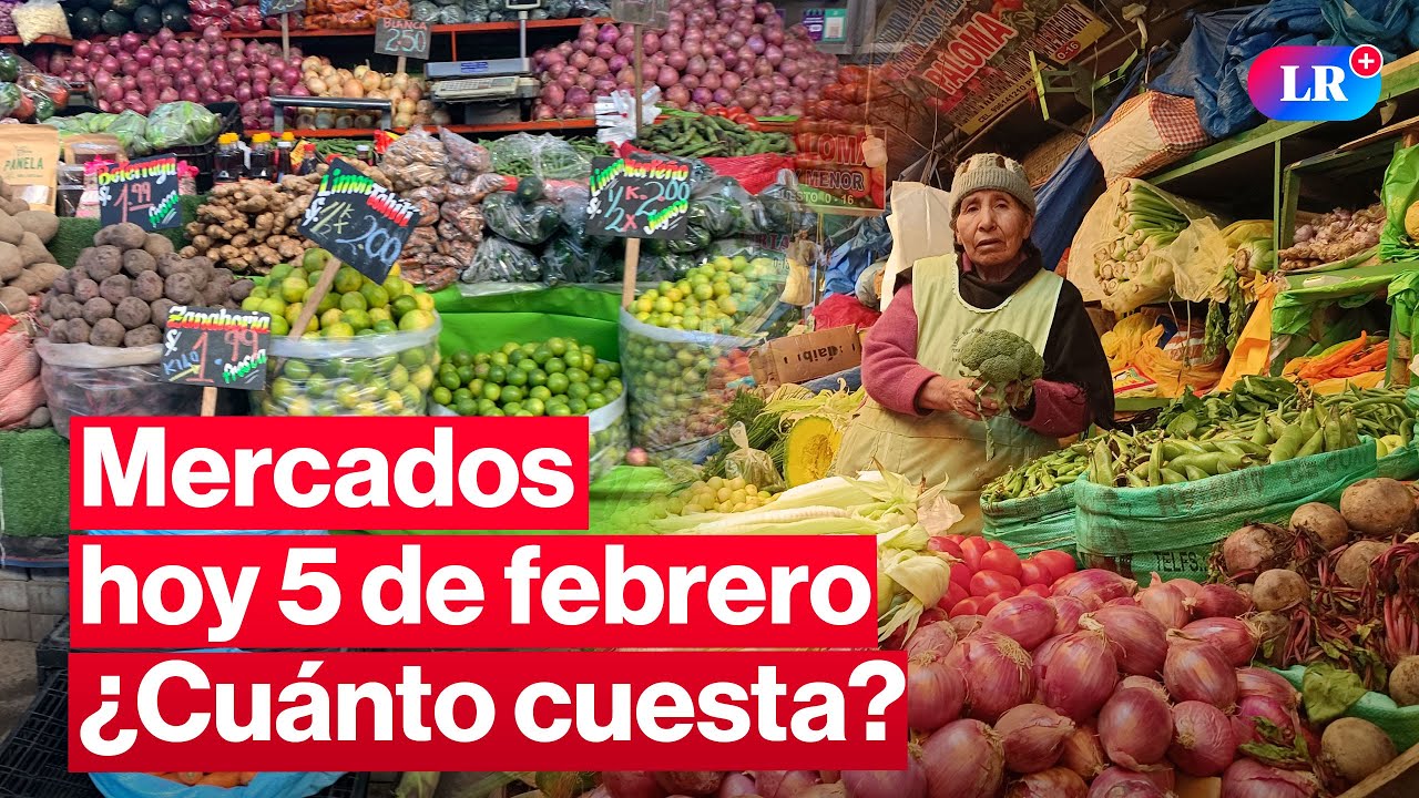 🔴¿CUÁNTO CUESTA? Precios en MERCADOS: pollo, papa y otros HOY 5 de febrero Perú | #EnVivoLR