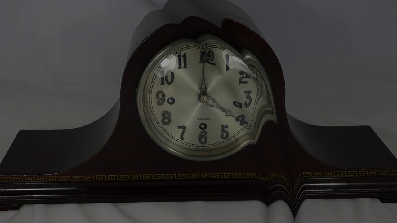 Herschede Model 20 Westminster Tambour Mantel Clock