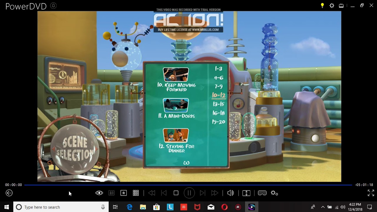 Meet The Robinsons 2007 Blu-ray Menu Walkthrough