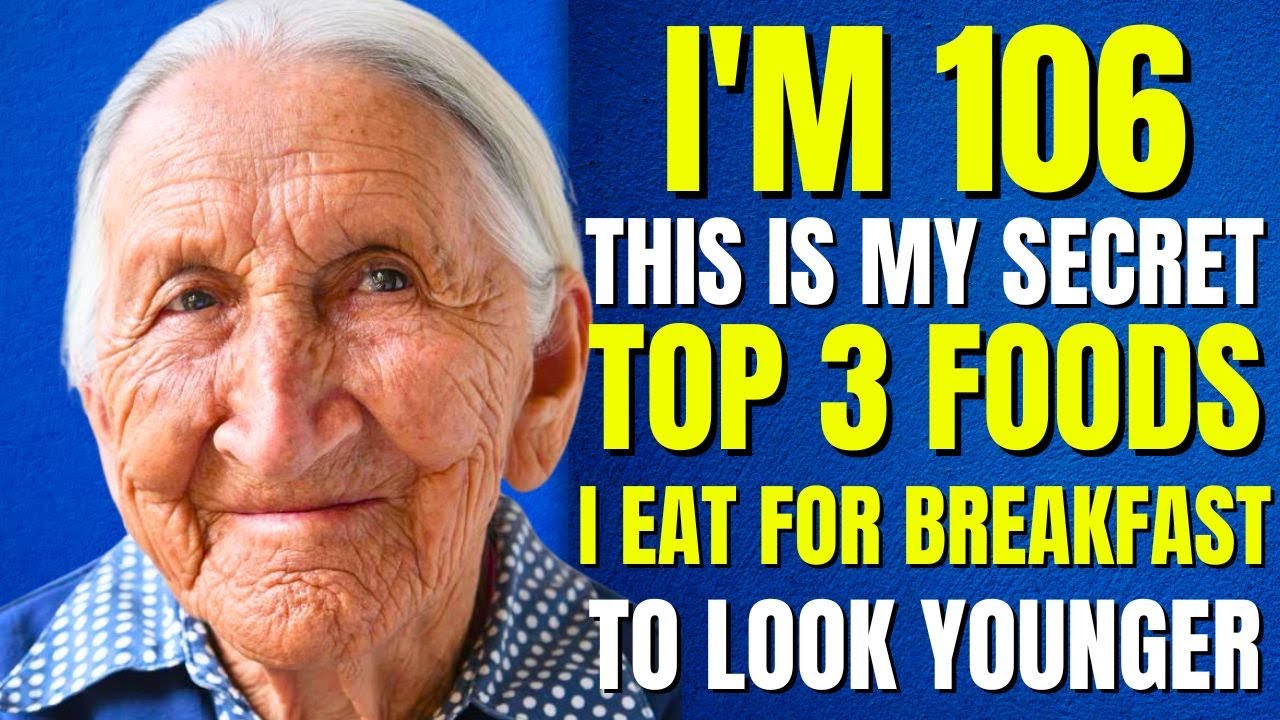 TOP 3 Anti-Aging FOODS To REVERSE AGING & LOOK YOUNGER!
