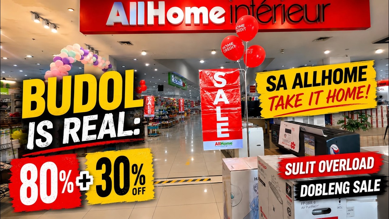 Budol is Real: 80% + 30% OFF 🫨 sa AllHome Take It Home | Sulit Overload Dobleng Sale