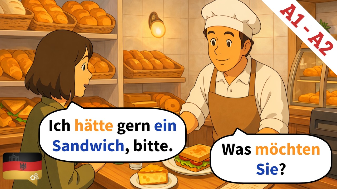 German at the Restaurant & Café (Beginner Dialogues) | Deutsch im Restaurant