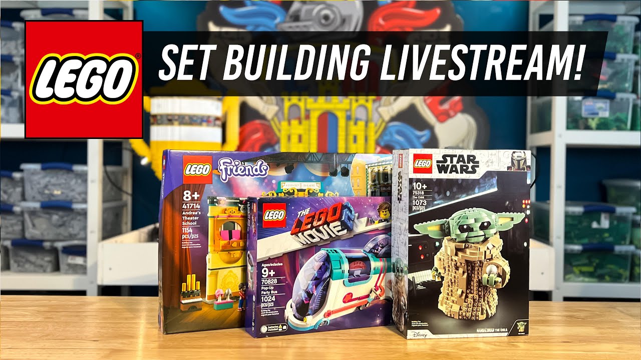 Friday Night LEGO Set Building Livestream! (7:15pm ET)