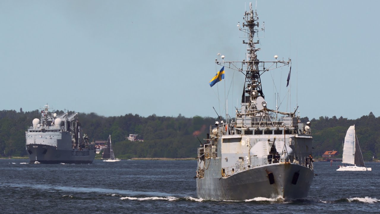 NATO Fleet in Stockholm - French aviso Commandant Blaison (F793)