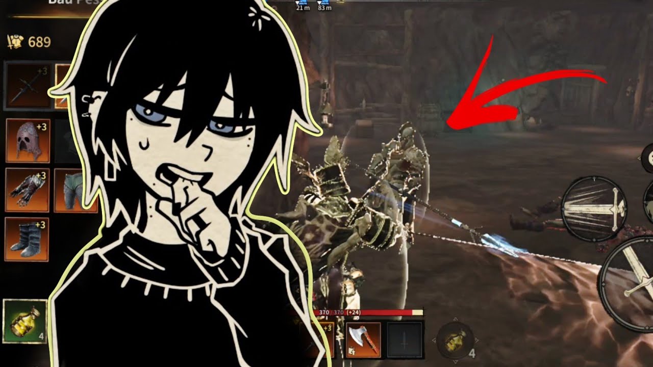 O BARBARO COM A ESPADA MONTANTE FICA MUITO FORTE - ABYSS OF DUNGEONS 