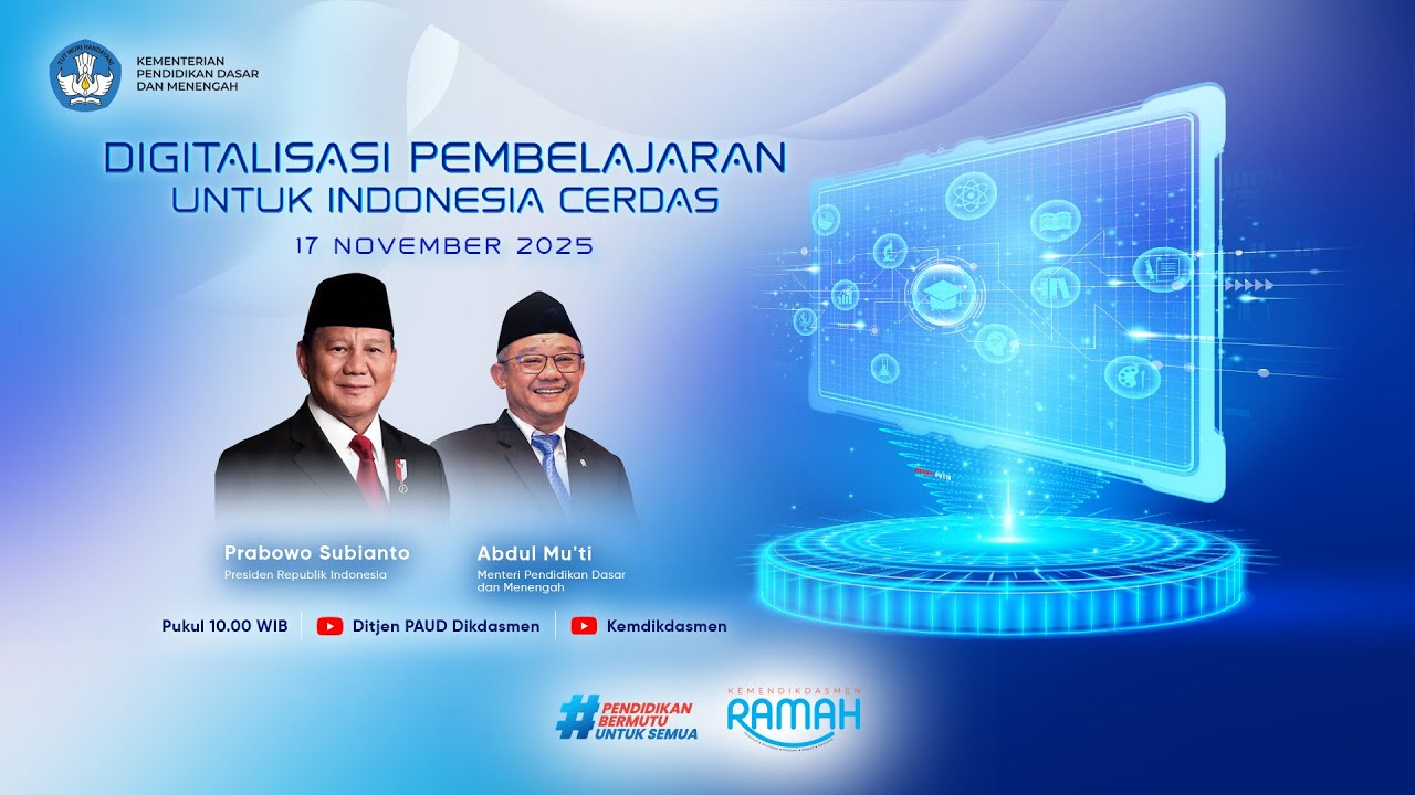 Digitalisasi Pembelajaran Untuk Indonesia Cerdas