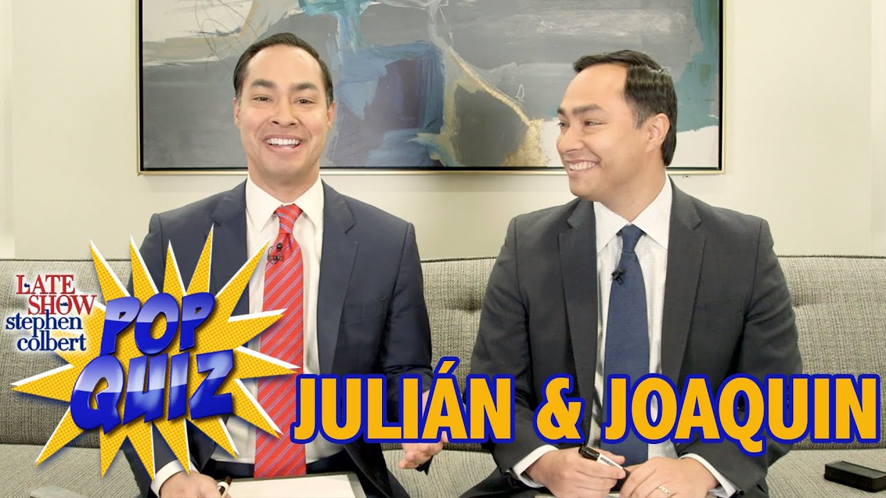 Pop Quiz With Joaquin And Juli&aacute;n Castro