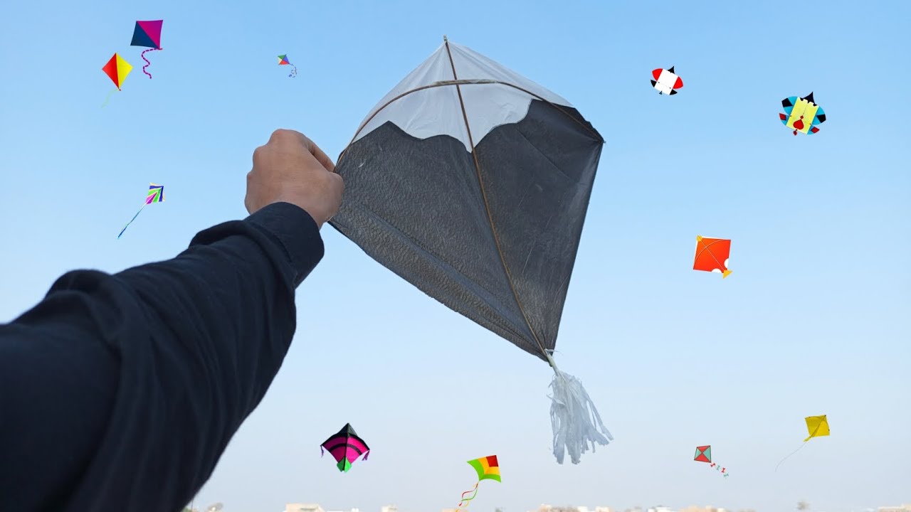 Ladu pari kite making with new trick and new experiment at home