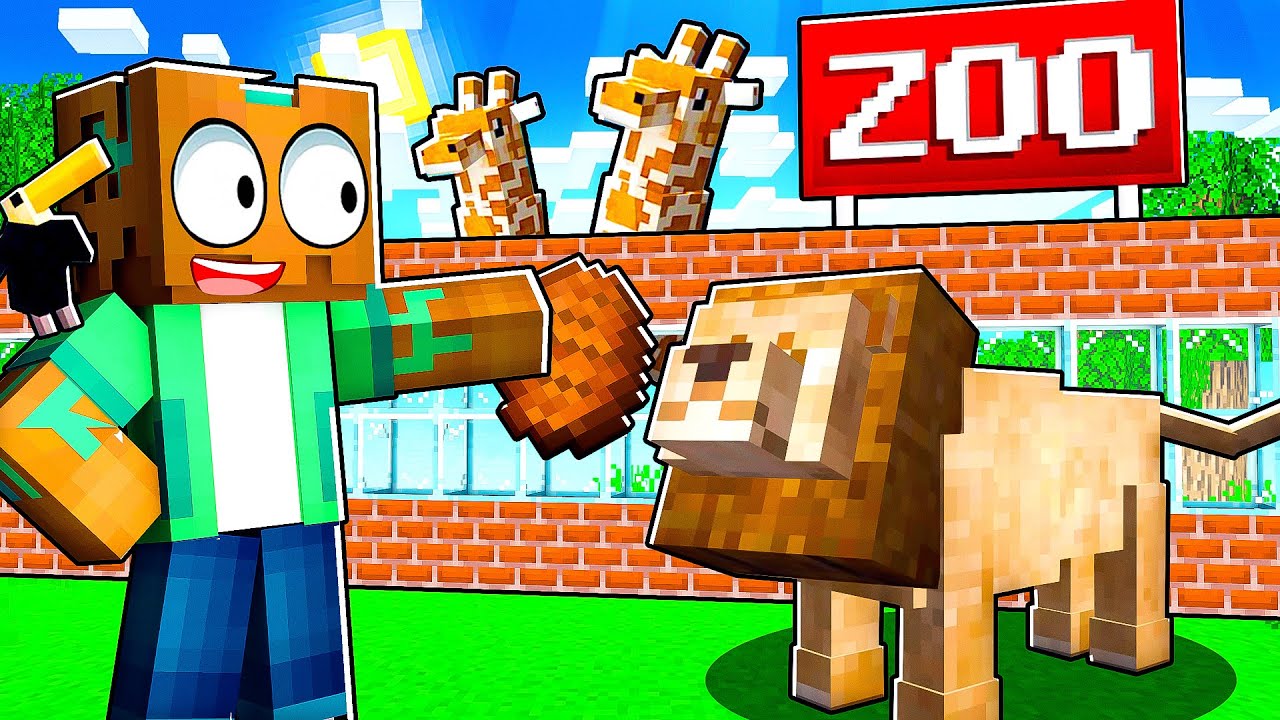 Hice Un ZOO para los ANIMALES en Minecraft!