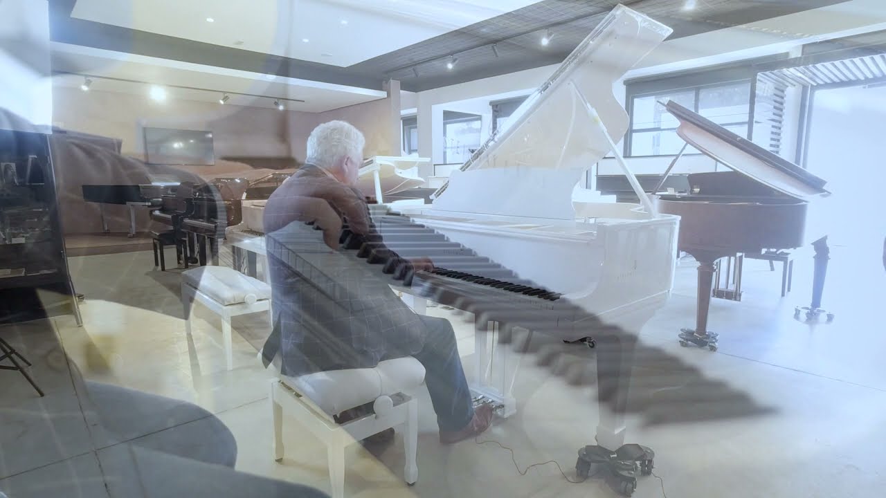 Steinway & Sons Model A White Restored