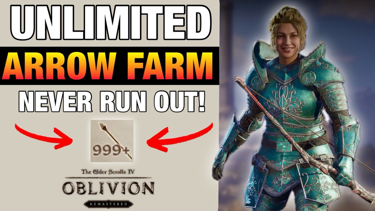 Oblivion Remastered ARROW FARM | Where to get arrows in Oblivion Remastered