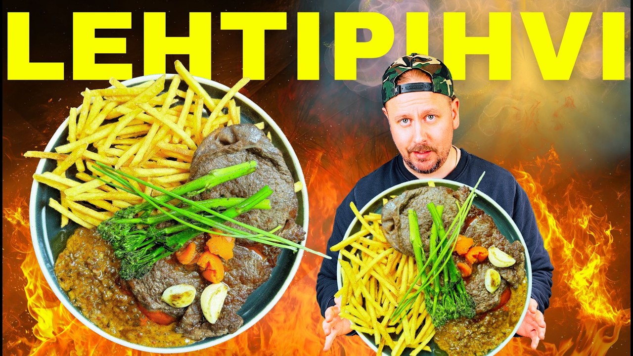 LEHTIPIHVI + ROSEPIPPURIKASTIKE = VOITTAMATON KOMBO!? 🥩🍟