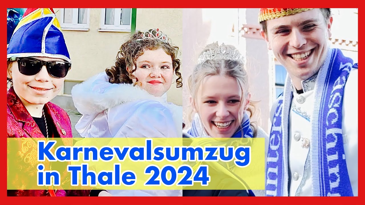 20. Karnevalsumzug in Thale im Harz | Karneval 2024
