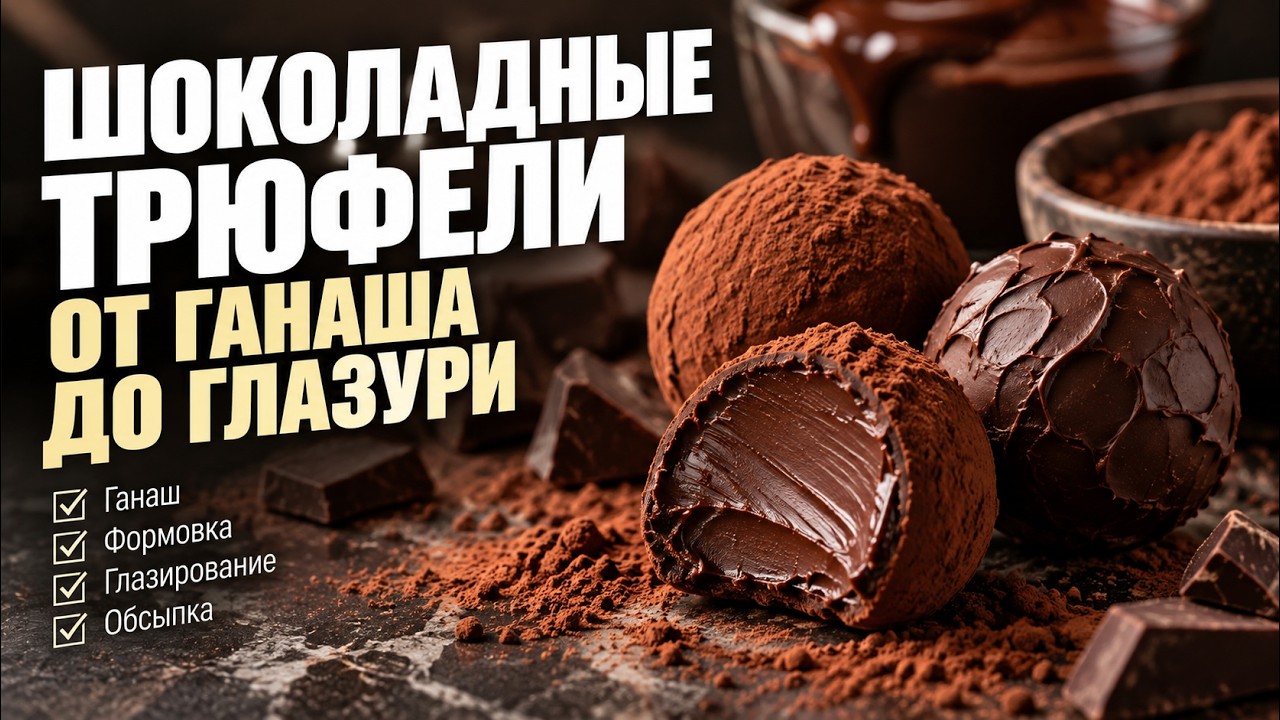 ТРЮФЕЛИ. Школа Шоколада Насти Яшиной