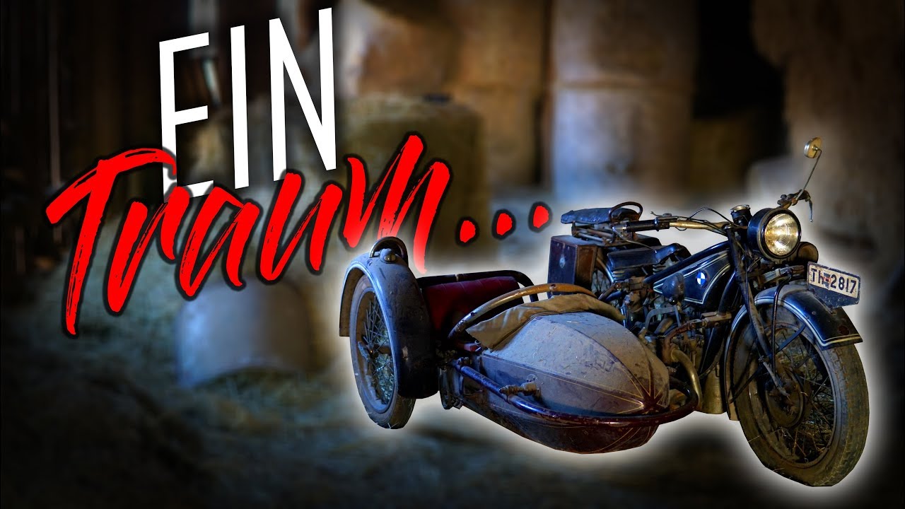 Unglaublicher Scheunenfund - BMW R62 Gespann von 1930