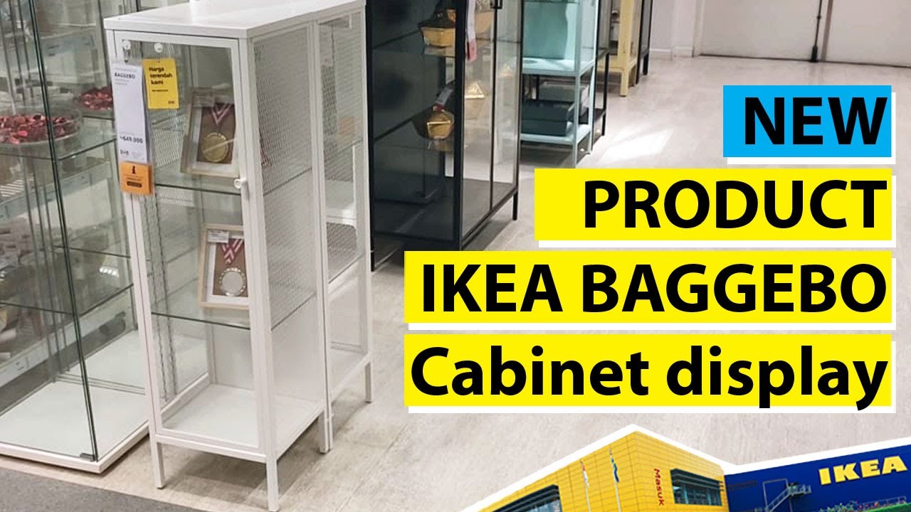Ikea BAGGEBO Cabinet with glass door