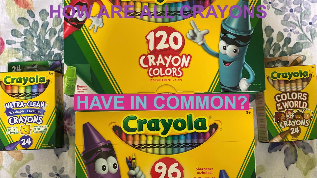 How Are Crayons Have Lots of Colors And Have Different Effects In Each Common?