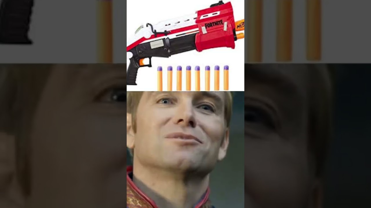 Оцениваю бластеры Nerf из Fortnite! 😂🔫 #fortnite #shorts
