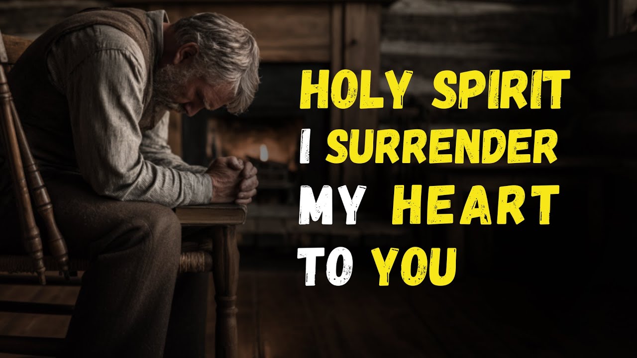 HOLY SPIRIT, break my HEART so that I can truly SURRENDER into GOD'S Presence.