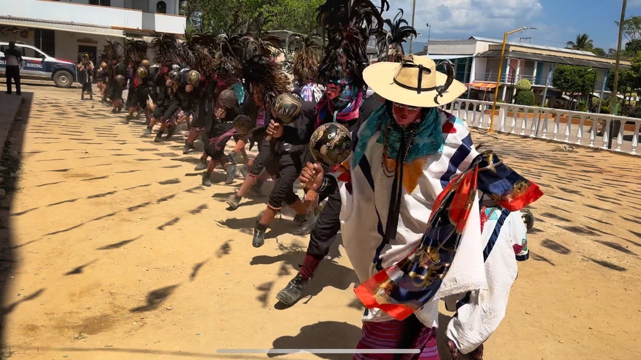 San Juan Colorado /Tejorones Barrio San Miguel/ Explanada Municipal / Carnaval Marzo 2025 🎭🪇♥️