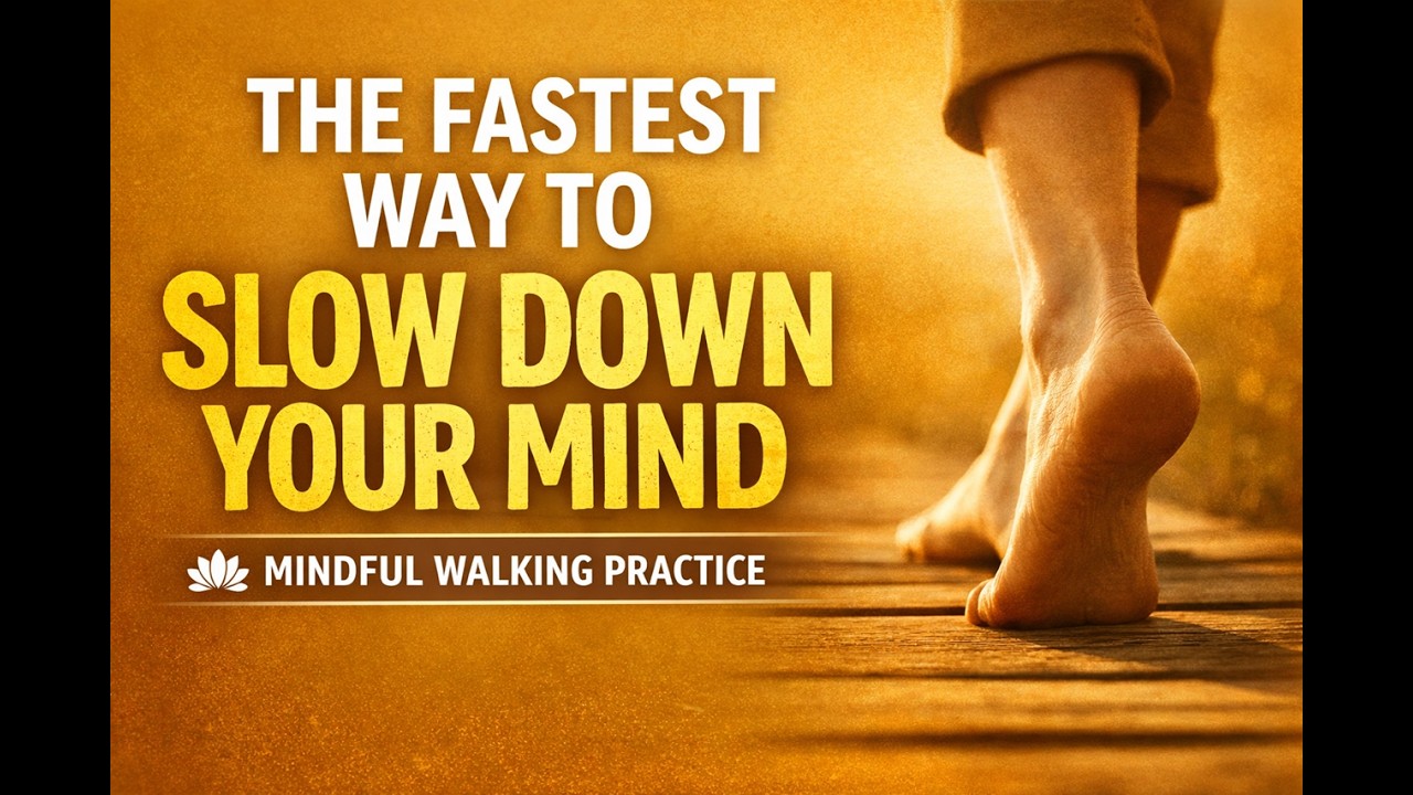 Mindful Walking Practice | The Fastest Way to Slow Down Your Mind