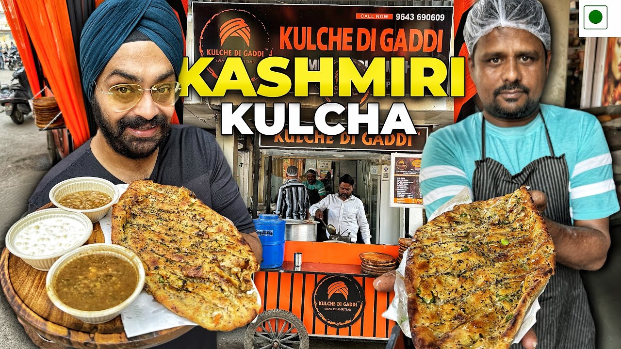 Delhi Mein Unique Kashmiri Kulcha! Must Try Street Food in West Delhi