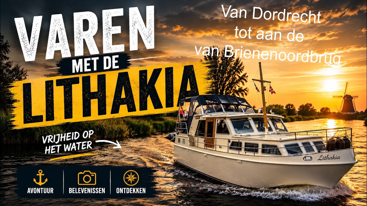 Van Dordrecht naar de splitsing Noord – Lek – Nieuwe Maas | Varen met de Lithakia