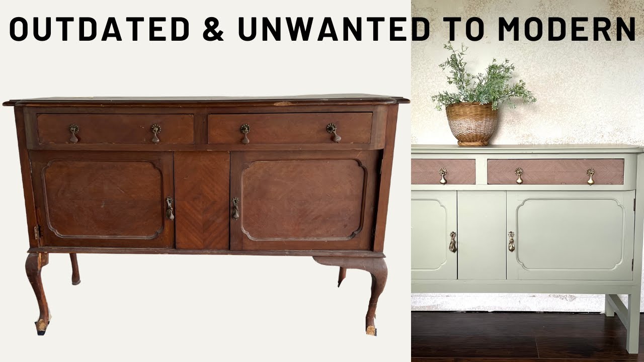 Furniture Flip DIY | I Found a New Way to Color Match | New wood Base