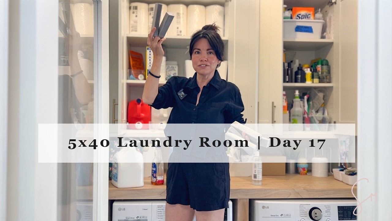 5x40 Decluttering Challenge Day 17 Laundry Room | 5 Minutes a Day for 40 Days of Lent