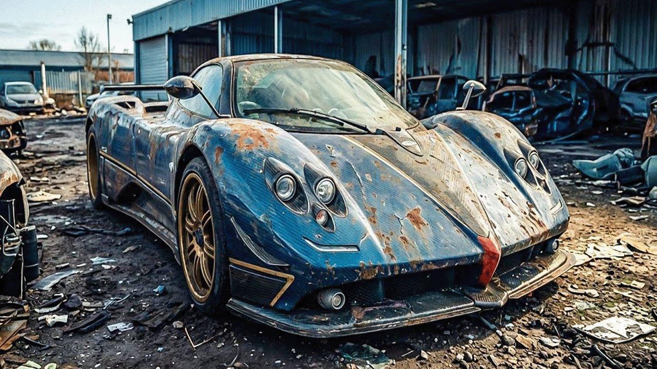 ASMR Restoration Abandoned Pagani Zonda Tricolore Deep Clean & Rebulid