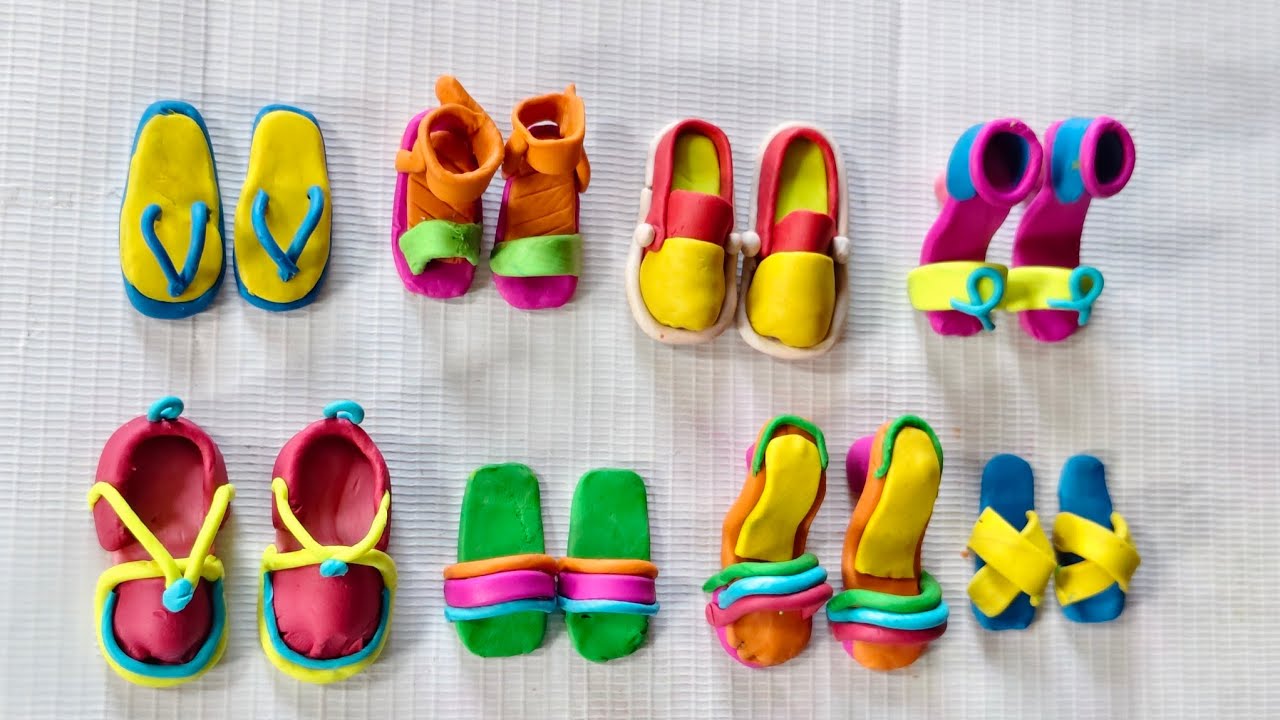 Amazing Clay Shoes Making 👟 | Handmade Mini Shoes from Clay | Satisfying Craft 2026
