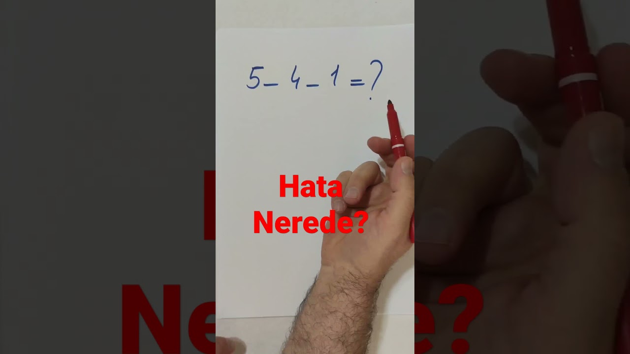 Matematik işlem &ouml;nceliği ile ilgili bir soru.Hata nerede?#shorts #matematik #soru&ccedil;&ouml;z&uuml;m&uuml; #ayt #tyt