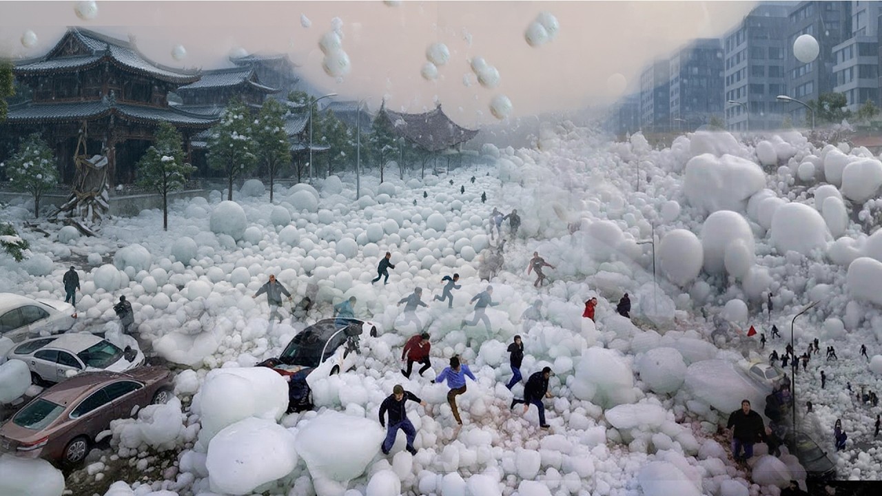 China in Chaos: Sudden Hailstorm and Flooding Slam Sichuan &mdash; Markets Destroyed, Farmlands Wiped Out