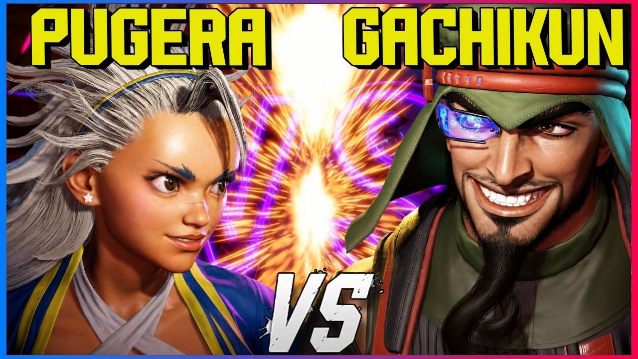 PUGERA (Yasmine) vs GACHIKUN (Rashid) &ndash; YASMINE DLC vs RASHID MASTER! | Street Fighter 6