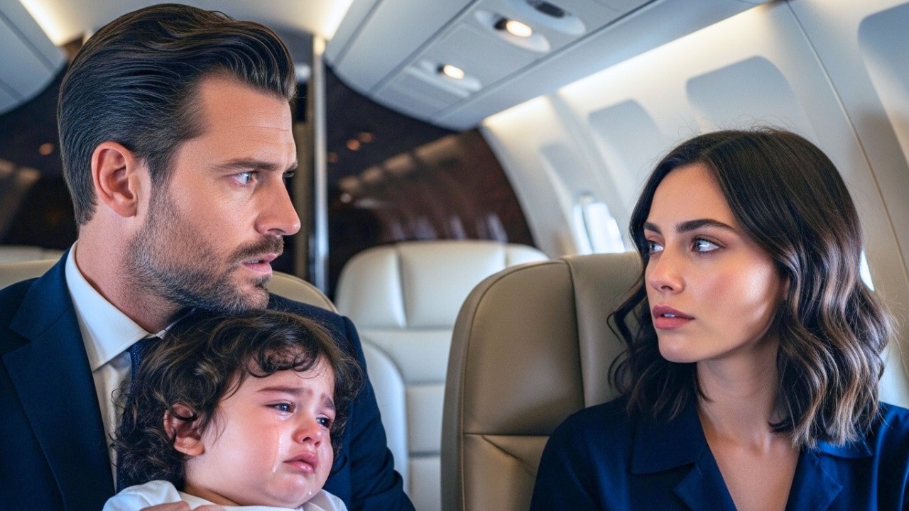 IL CEO MILIARDARIO CONSOLA UN BAMBINO CHE PIANGE IN AEREO, SCIOSSO NELLO SCOPRIRE CHE È SUO FIGLIO