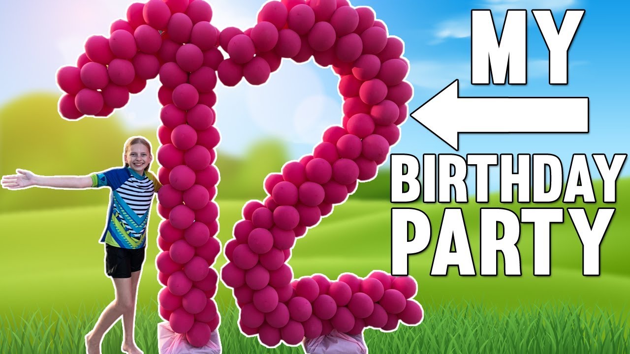 My Best Ever 12th Birthday Party