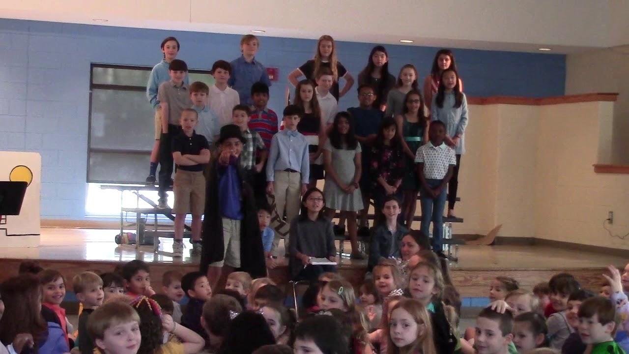 Augusta Prep Middle School Chorus performing at the Lower School
